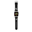 Karl Lagerfeld Karl and Choupette Head NFT Watch óraszíj (KLAWLSLKCNK) Apple Watch 42/44/45/49 mm szilikon óraszíj, fekete