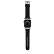 Karl Lagerfeld Karl and Choupette Head NFT Watch óraszíj (KLAWLSLKCNK) Apple Watch 42/44/45/49 mm szilikon óraszíj, fekete