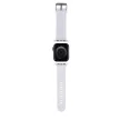 Karl Lagerfeld Karl and Choupette Head NFT Watch óraszíj (KLAWMSLKCNH) Apple Watch 38/40/41 mm szilikon óraszíj, fehér