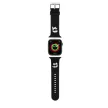 Karl Lagerfeld Karl and Choupette Head NFT Watch óraszíj (KLAWMSLKCNK) Apple Watch 38/40/41 mm szilikon óraszíj, fekete