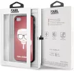 Karl Lagerfeld Iconic Karl"s Head iPhone 6/6S/7/8/SE (2020) (KLHCI8DLHRE) hátlap, tok, piros