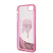 Karl Lagerfeld iPhone 7/8/SE (2020/2022) Glitter Karl Head (KLHCI8LNKHCP) hátlap, tok, rózsaszín