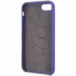 Karl Lagerfeld iPhone 7/8 Silicone Case Soft Touch (KLHCI8SLVOG) hátlap, tok, lila