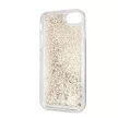 Karl Lagerfeld iPhone 7/8/SE (2020) Liquid Glitter Signature (KLHCI8TRKSGO) hátlap, tok, arany