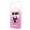 Karl Lagerfeld iPhone 11 Pro Degrade Ikonik Full Body (KLHCN58TRDFKPI) hátlap, tok, fekete