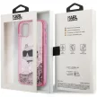 Karl Lagerfeld iPhone 11 Glitter Choupette Head (KLHCN61LNCHCP) hátlap, tok, rózsaszín