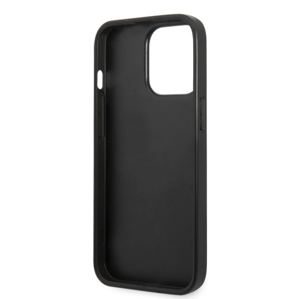 Karl Lagerfeld iPhone 13 Pro Karlimals Cardslot (KLHCP13LCANCNK) hátlap, tok, fekete