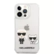 Karl Lagerfeld iPhone 13 Pro Karl & Choupette (KLHCP13LCKTR) hátlap, tok, átlátszó
