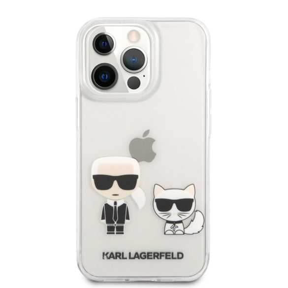 Karl Lagerfeld iPhone 13 Pro Karl & Choupette (KLHCP13LCKTR) hátlap, tok, átlátszó