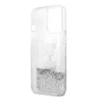 Karl Lagerfeld iPhone 13 Pro Karl and Choupette Glitter (KLHCP13LKICGLS) hátlap, tok, ezüst