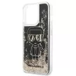 Karl Lagerfeld KLHCP13LLGGKBK Glitter Gatsby Ikonik iPhone 13 PRO tok, fekete