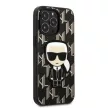 Karl Lagerfeld KLHCP13LPMNIKBK Monogram Ikonik Patch iPhone 13 Pro/13 6,1" hátlap, tok, fekete