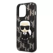 Karl Lagerfeld KLHCP13LPMNIKBK Monogram Ikonik Patch iPhone 13 Pro/13 6,1" hátlap, tok, fekete