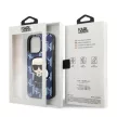 Karl Lagerfeld KLHCP13LPMNIKBL Monogram Ikonik Patch iPhone 13/13 Pro 6.1" hátlap, tok, kék