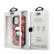 Karl Lagerfeld KLHCP13LPMNIKPI Monogram Ikonik Patch iPhone 13/13 Pro 6.1" hátlap, tok, piros