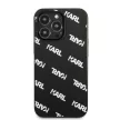 Karl Lagerfeld iPhone 13 Pro Allover (KLHCP13LPULMBK3) hátlap, tok, fekete