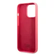 Karl Lagerfeld iPhone 13 Pro Silicone Plaque (KLHCP13LSLMP1PI) hátlap, tok, rózsaszín
