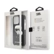 Karl Lagerfeld KLHCP13LTPEIKK Iconik Karl iPhone 13 Pro/13 6,1" hátlap, tok, fekete