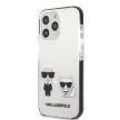 Karl Lagerfeld KLHCP13LTPEKCW Karl&Choupette iPhone 13/13 Pro 6.1" hátlap, tok, fehér
