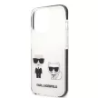 Karl Lagerfeld KLHCP13LTPEKCW Karl&Choupette iPhone 13/13 Pro 6.1" hátlap, tok, fehér