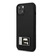 Karl Lagerfeld iPhone 13 Iconic Patch (KLHCP13M3DKPK) hátlap, tok, fekete