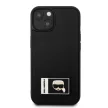 Karl Lagerfeld iPhone 13 Iconic Patch (KLHCP13M3DKPK) hátlap, tok, fekete
