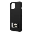 Karl Lagerfeld iPhone 13 Iconic Patch (KLHCP13M3DKPK) hátlap, tok, fekete