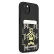 Karl Lagerfeld KLHCP13MCANCNK Karlimals Cardslot Karlimals Cardslot iPhone 13 6,1" tok, fekete