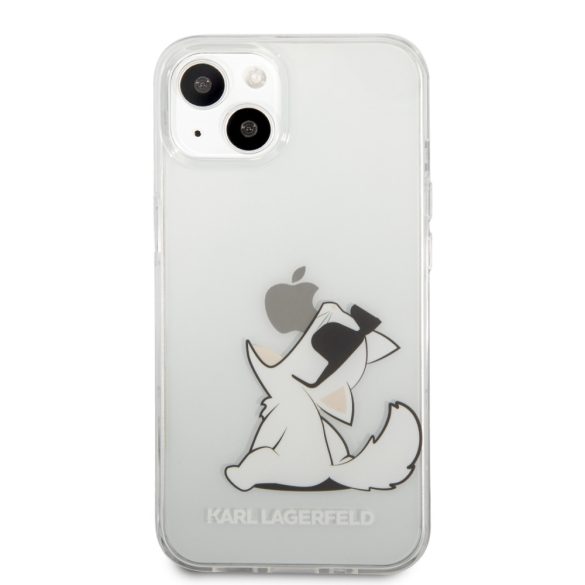 Karl Lagerfeld iPhone 13 Choupette Fun (KLHCP13MCFNRC) hátlap, tok, átlátszó