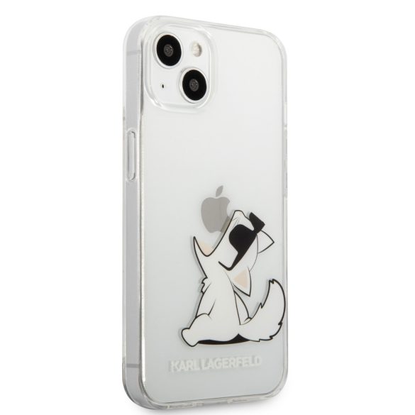 Karl Lagerfeld iPhone 13 Choupette Fun (KLHCP13MCFNRC) hátlap, tok, átlátszó