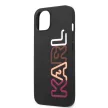 Karl Lagerfeld iPhone 13 Multipink Brand (KLHCP13MPCOBK) hátlap, tok, fekete