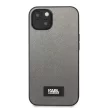 Karl Lagerfeld iPhone 13 Saffiano Plaque (KLHCP13MSFMP2DG) hátlap, tok, ezüst