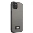 Karl Lagerfeld iPhone 13 Saffiano Plaque (KLHCP13MSFMP2DG) hátlap, tok, ezüst