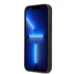 Karl Lagerfeld iPhone 13 Saffiano Plaque (KLHCP13MSFMP2DG) hátlap, tok, ezüst