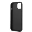 Karl Lagerfeld iPhone 13 Saffiano Plaque (KLHCP13MSFMP2DG) hátlap, tok, ezüst