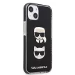 Karl Lagerfeld KLHCP13MTPE2TK Karl&Choupette Head iPhone 13 6,1" tok, fekete