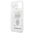 Karl Lagerfeld KLHCP13SHFLT Flower Ikonik Karl iPhone 13 mini 5.4" tok, átlátszó