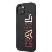 Karl Lagerfeld KLHCP13SPCOBK Multipink Brand iPhone 13 mini 5.4 " hátlap, tok, fekete