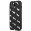Karl Lagerfeld iPhone 13 Mini KLHCP13SPULMBK3 Allover Logomania hátlap, tok, fekete