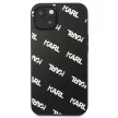 Karl Lagerfeld iPhone 13 Mini KLHCP13SPULMBK3 Allover Logomania hátlap, tok, fekete