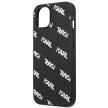 Karl Lagerfeld iPhone 13 Mini KLHCP13SPULMBK3 Allover Logomania hátlap, tok, fekete