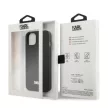 Karl Lagerfeld KLHCP13SSFMP2K Saffiano Plaque iPhone 13 mini 5.4" hátlap, tok, fekete