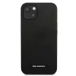 Karl Lagerfeld iPhone 13 Mini KLHCP13SSLMP1K Silicone Plaque hátlap, tok, fekete