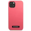 Karl Lagerfeld KLHCP13SSLMP1PI Silicone Plaque iPhone 13 mini 5.4" hátlap, tok, rózsaszín