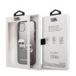 Karl Lagerfeld KLHCP13dbGKCK Gradient Ikonik Karl & Choupette iPhone 13 mini 5.4" hátlap, tok, fekete