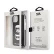 Karl Lagerfeld KLHCP13dbPE2TK Karl & Choupette Head iPhone 13 mini 5,4 "hátlap, tok, fekete