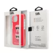 Karl Lagerfeld iPhone 13 Mini Karl & Choupette Heads (KLHCP13STPE2TR) hátlap, tok, piros