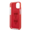 Karl Lagerfeld iPhone 13 Mini Karl & Choupette Heads (KLHCP13STPE2TR) hátlap, tok, piros