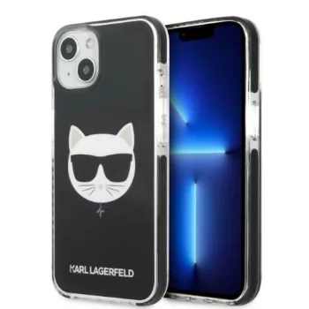   Karl Lagerfeld KLHCP13dbPECK Choupette Head iPhone 13 mini 5.4" hátlap, tok, fekete