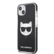 Karl Lagerfeld KLHCP13dbPECK Choupette Head iPhone 13 mini 5.4" hátlap, tok, fekete
